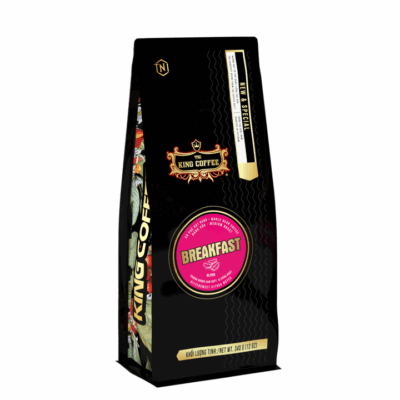 Cà Phê Hạt Rang Breakfast Blend KING COFFEE - Túi 340g