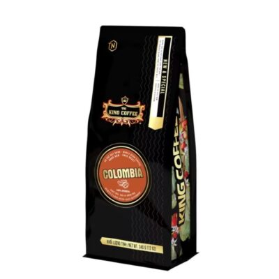 Cà Phê Hạt Rang Colombia KING COFFEE - Túi 340g