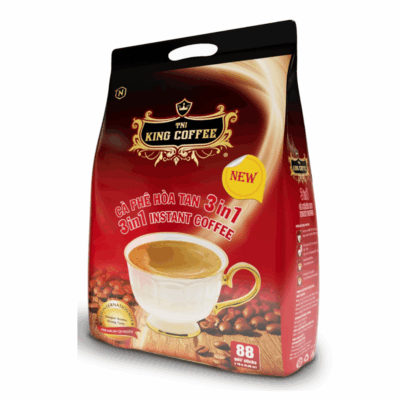 Cà Phê Hòa Tan 3IN1 KING COFFEE - Túi 88 gói x 16g