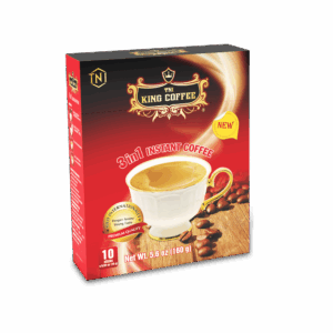 Cà Phê Hòa Tan 3IN1 KING COFFEE - Hộp 10 gói x 16g