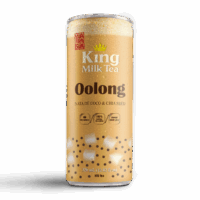 Trà Sữa Uống Liền King Milk Tea Oolong Thạch Dừa & Hạt Chia