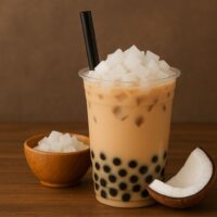 trà sữa thạch dừa